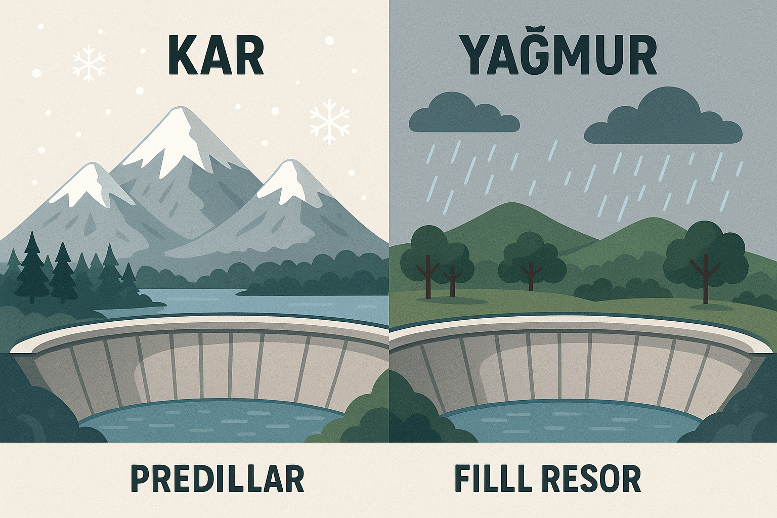 Barajları kar mı doldurur yağmur mu?